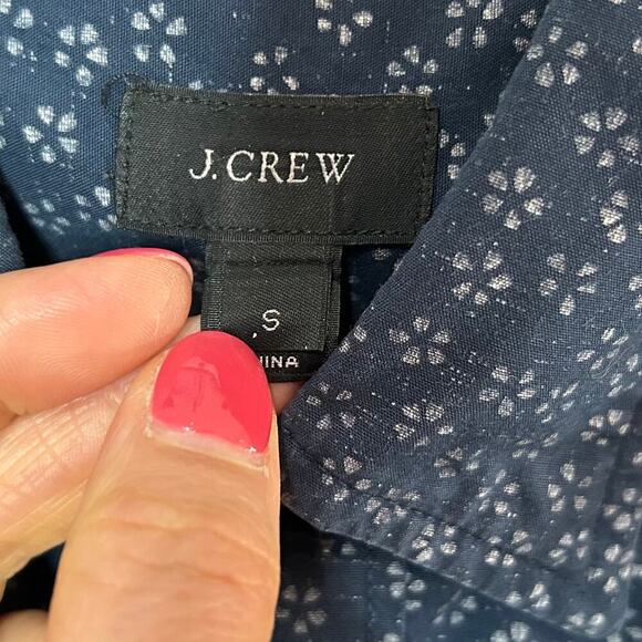 J.Crew Slim Fit Floral Print Button-Down Shirt Size S - Picture 5 of 10